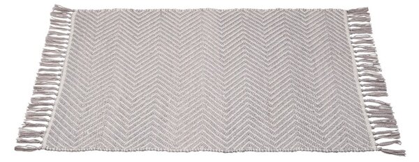 Tappeto da bagno grigio in plastica riciclata , 50 x 80 cm Gata - Wenko