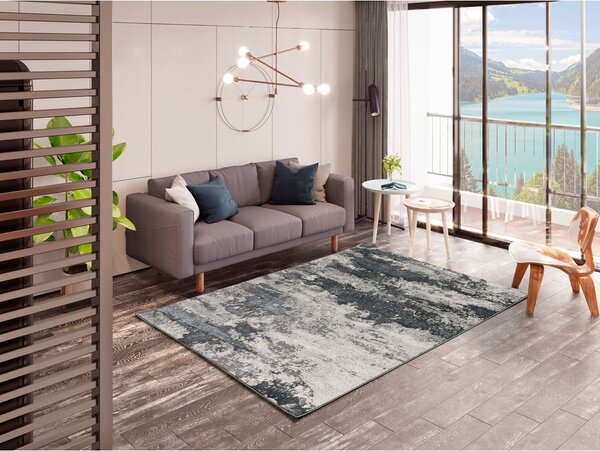 Tappeto grigio 140x200 cm Agata - Universal