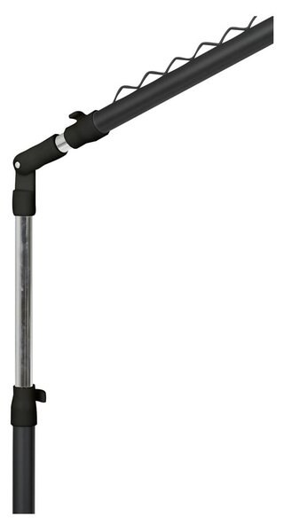 Appendiabiti mobile telescopico in metallo nero Under Stairs - Compactor