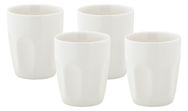 Set di 4 tazze in porcellana bianca da 200 ml Basic - Maxwell & Williams