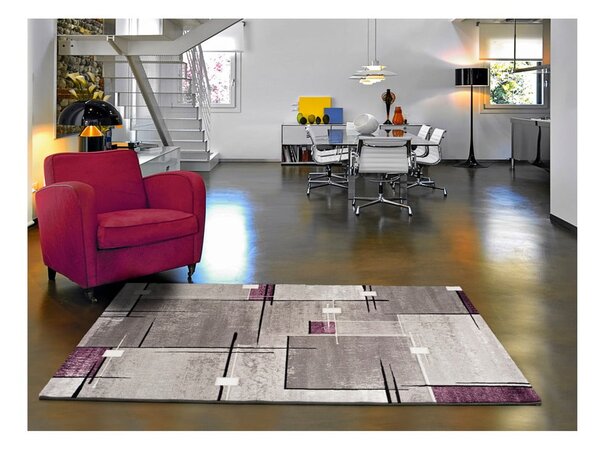 Tappeto grigio e viola , 120 x 170 cm Detroit - Universal