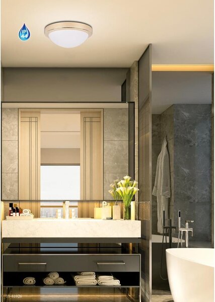 Lampada da soffitto color oro con paralume in vetro ø 28 cm Roda - Candellux Lighting