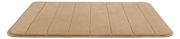 Tappeto da bagno beige con memory foam , 80 x 50 cm Stripes - Wenko