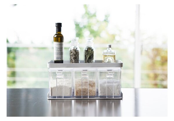 Set di contenitori per alimenti per la farina/per i prodotti alimentari sfusi 3 pz Tower – YAMAZAKI