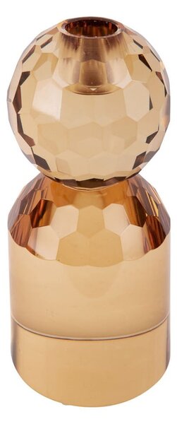 Candeliere in vetro beige e giallo Crystal Art - PT LIVING