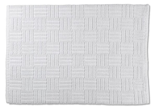 Tappeto da bagno in cotone bianco, 50 x 80 cm Leana - Kela
