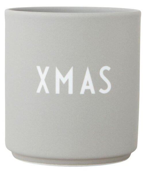 Tazza in finta porcellana grigia, 0,25 l Favourite - Design Letters