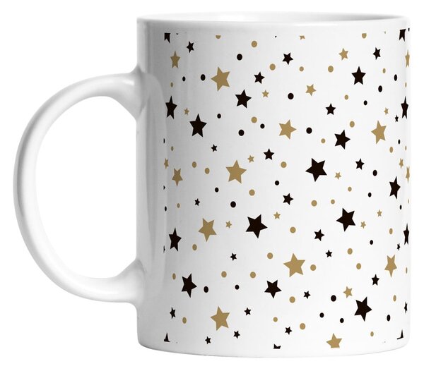 Tazza in ceramica bianca con motivo natalizio 330 ml - Butter Kings