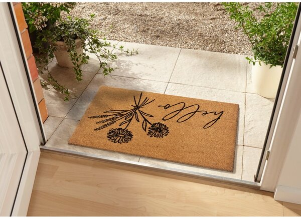 Stuoia di cocco 75x45 cm Hello & Flowers - Hanse Home