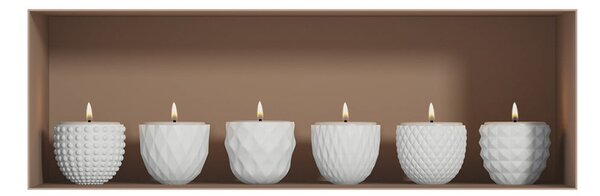 Adesivo murale 3D Candele - Ambiance