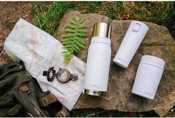 Termos da viaggio bianco, 400 ml Fuori - Vialli Design