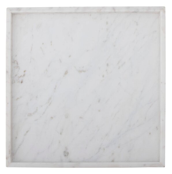 Vassoio decorativo in marmo 35x35 cm Majsa - Bloomingville
