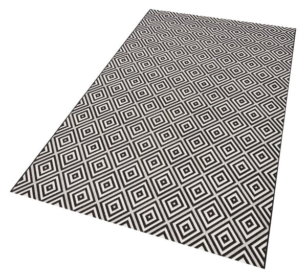 Tappeto da esterno bianco e nero , 140 x 200 cm Karo - NORTHRUGS
