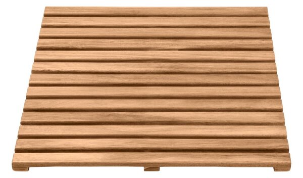 Tappeto da bagno in legno di acacia, 55 x 55 cm - Wenko