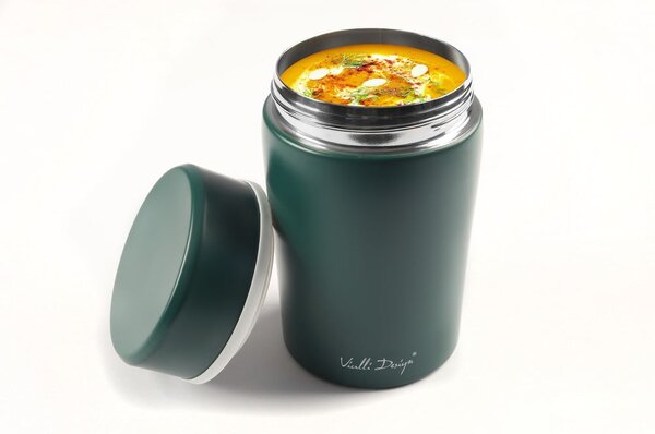 Termos da viaggio verde per il pranzo Fuori, 500 ml - Vialli Design