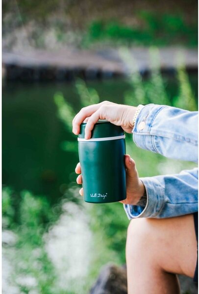 Termos da viaggio verde per il pranzo Fuori, 500 ml - Vialli Design