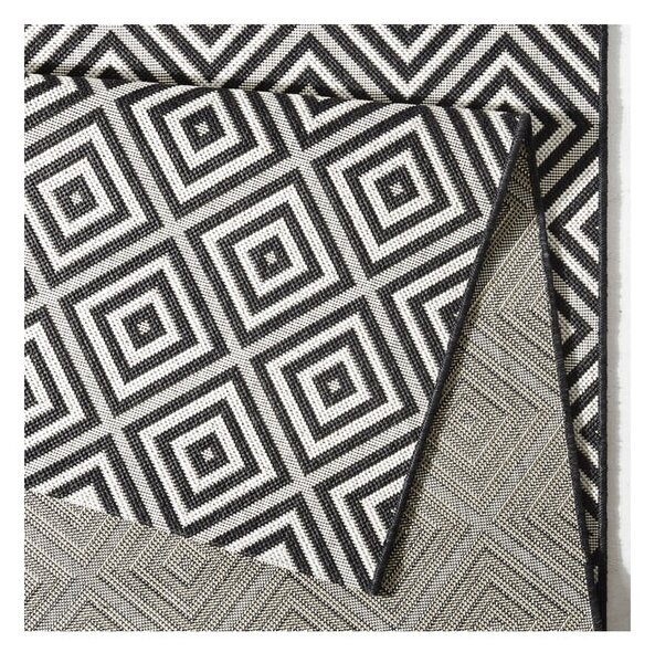 Tappeto da esterno bianco e nero , 80 x 200 cm Karo - NORTHRUGS