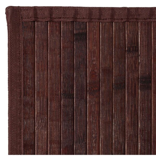 Tappeto in bambù marrone scuro 75x175 cm - Casa Selección