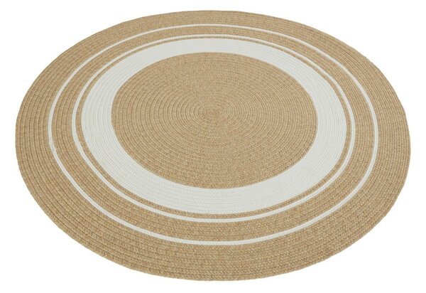 Tappeto rotondo per esterni in colore naturale ø 200 cm - NORTHRUGS