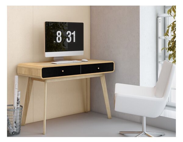 Tavolo da lavoro in rovere 50x120 cm Cassie - Støraa
