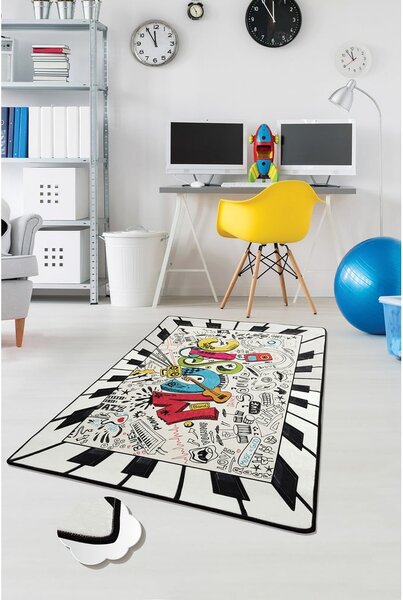 Tappeto antiscivolo per bambini , 100 x 160 cm Music - Conceptum Hypnose