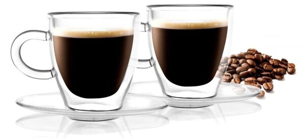 Set di 2 tazze a doppia parete Amo Espresso, 50 ml - Vialli Design