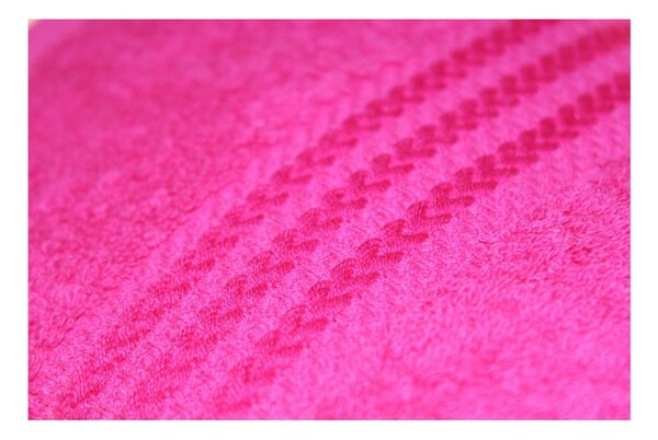 Set di 4 asciugamani da bagno rosa Rose, 70 x 140 cm Rainbow - Foutastic