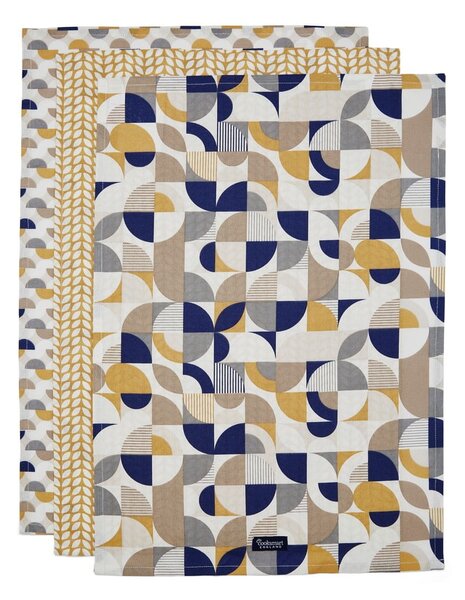 Asciugamani in cotone in set da 3 45x65 cm Bauhaus - Cooksmart ®