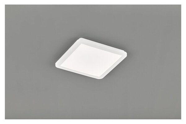 Plafoniera LED quadrata bianca Camillus, 30 x 30 cm - Reality