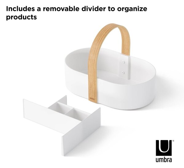 Organizzatore per bagno bianco Bellwood - Umbra