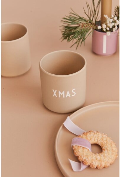 Tazza in porcellana imitazione beige, 0,25 l Favourite - Design Letters