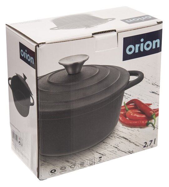 Pentola in ghisa con coperchio 2,7 l Litina - Orion