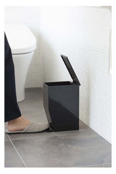 Cestino da bagno nero , 390 ml Tower - YAMAZAKI