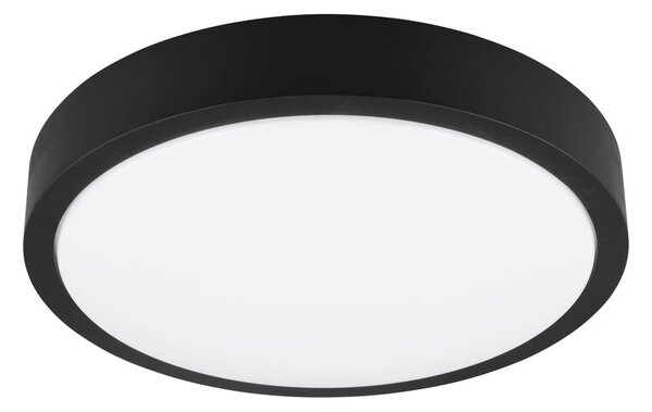 Apparecchio a soffitto LED nero ø 40 cm Iseo - Trio