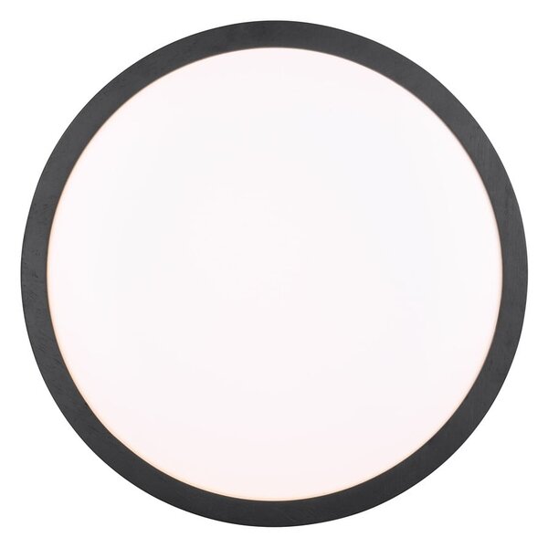 Apparecchio a soffitto LED nero ø 40 cm Iseo - Trio