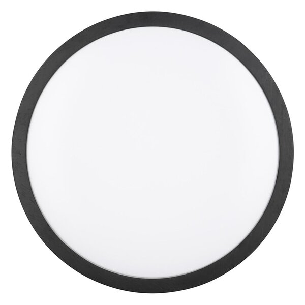 Apparecchio a soffitto LED nero ø 40 cm Iseo - Trio