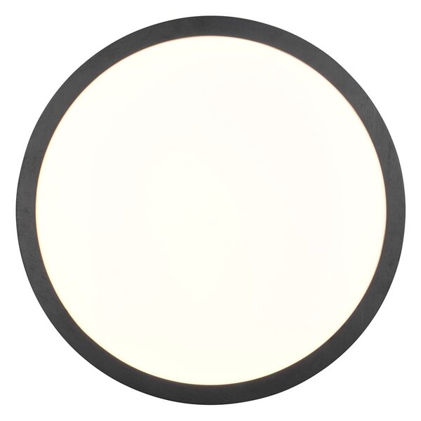 Apparecchio a soffitto LED nero ø 40 cm Iseo - Trio