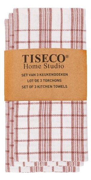 Asciugamani in cotone in set da 3 70x50 cm - Tiseco Home Studio