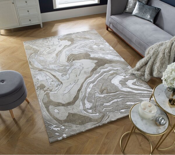 Tappeto beige/naturale 120x170 cm Marbled - Flair Rugs