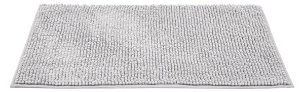Tappetino da bagno in tessuto grigio chiaro 50x80 cm Chenille - Allstar
