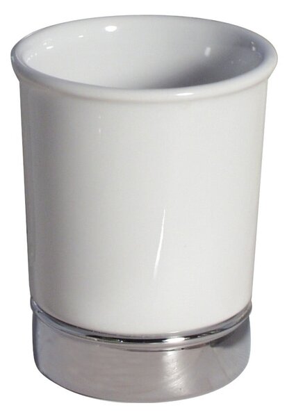 Tazza bianca per spazzolini da denti York - iDesign