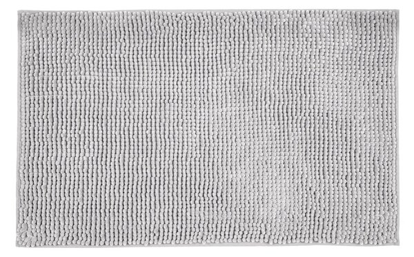 Tappetino da bagno in tessuto grigio chiaro 50x80 cm Chenille - Allstar