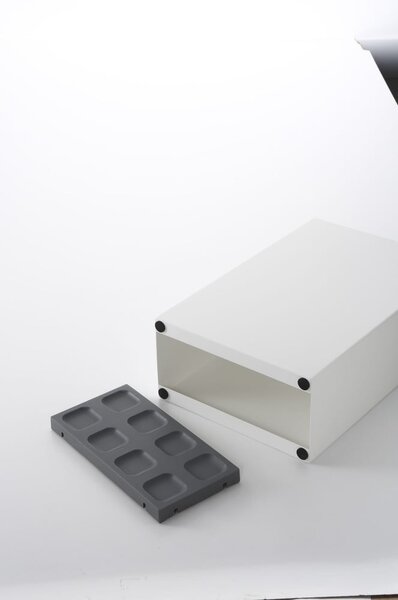 Portaombrelli in metallo bianco Yamazaki Smart - YAMAZAKI
