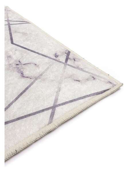 Set di 2 tappetini da bagno bianchi e grigi Mila Home Geometric - Minimalist Home World