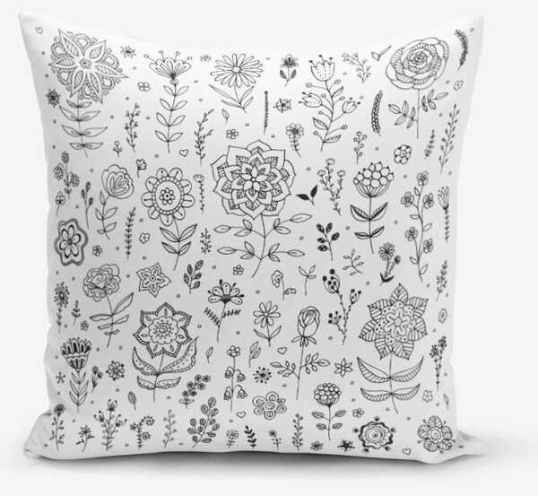 Federa in misto cotone Fiore, 45 x 45 cm - Minimalist Cushion Covers