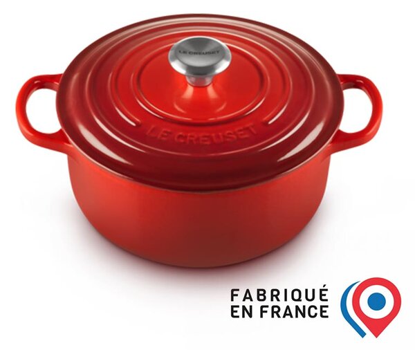 LE CREUSET Cocotte Evolotion in Ghisa 28 cm Ciliegia
