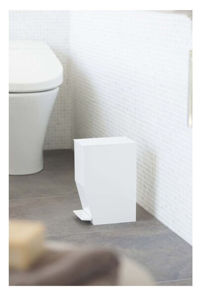 Cestino da bagno bianco , 390 ml Tower - YAMAZAKI