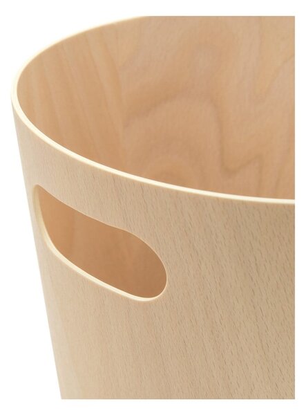 Cestino per la spazzatura di colore naturale da ufficio 7,5 l Woodrow – Umbra