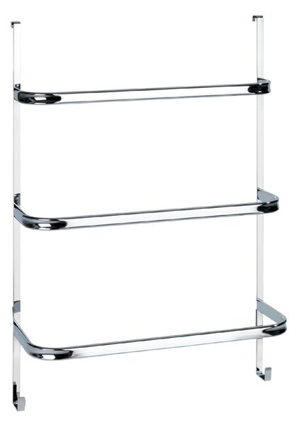 Porta asciugamani autoportante in argento Porta asciugamani cromato, 21 x 54 cm Irpinia - Wenko