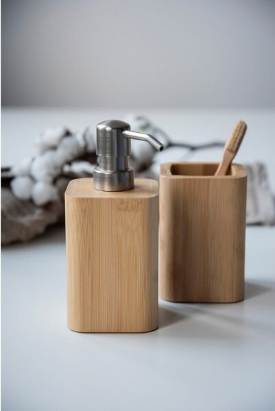 Tazza in bambù per spazzolini da denti Bambusa - Wenko